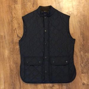 Barbour Men's Barlow Quilted Vest - NAVY - Size L